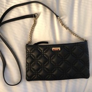 Kate spade black leather purse
